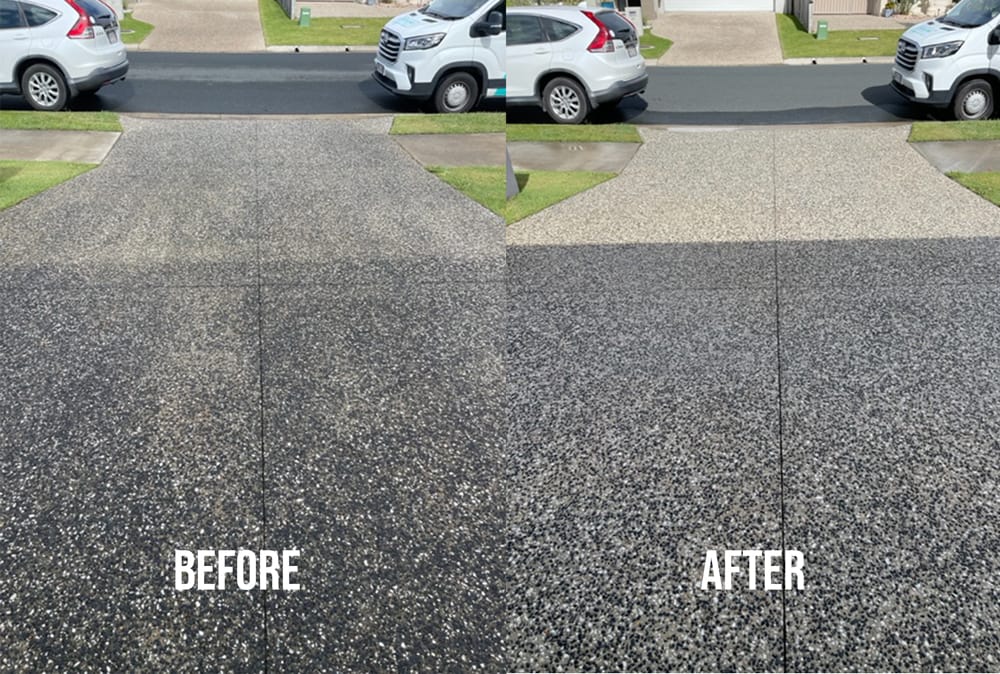 driveway-pressure-wash-sunshine-coast